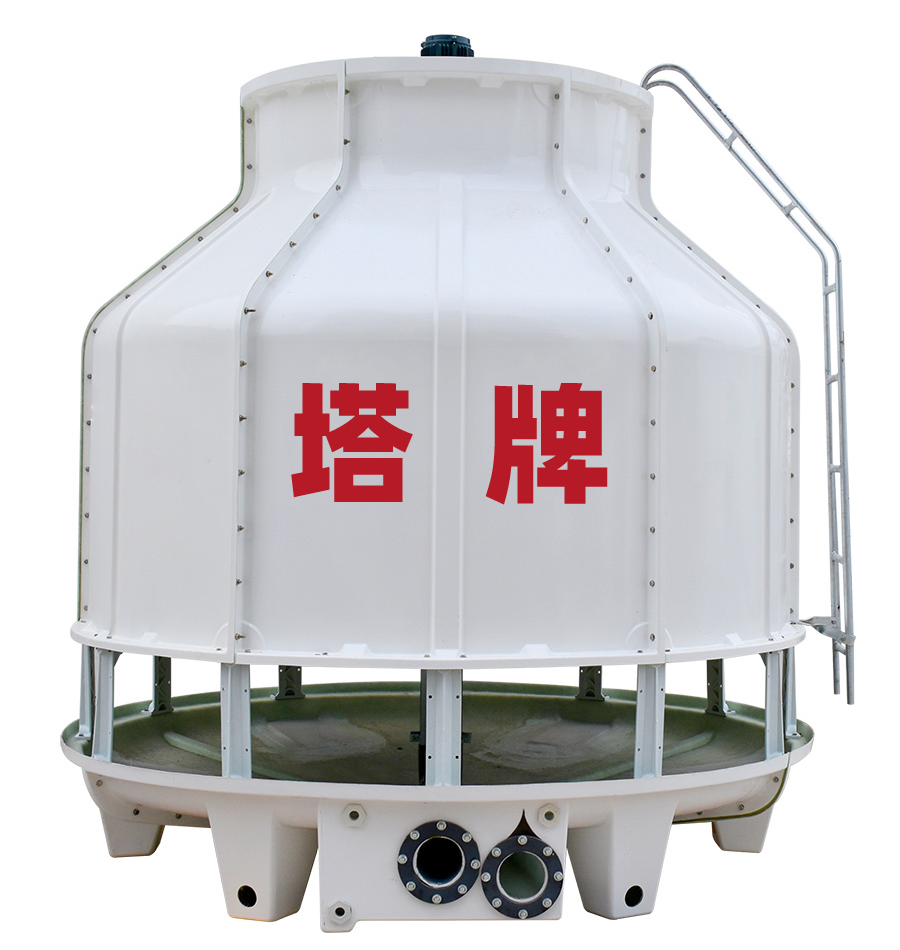 玻璃鋼圓形冷卻塔100T工業冷水塔100噸  圓形冷卻塔  第1張